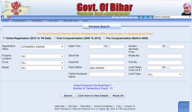 View-Registered-Document - Bhumi Jankari-bihar 